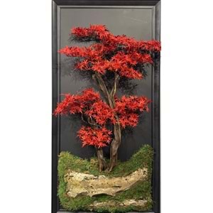 70*140 CM KIRMIZI BONSAI TABLO