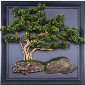 90*90 CM BONSAI TABLO