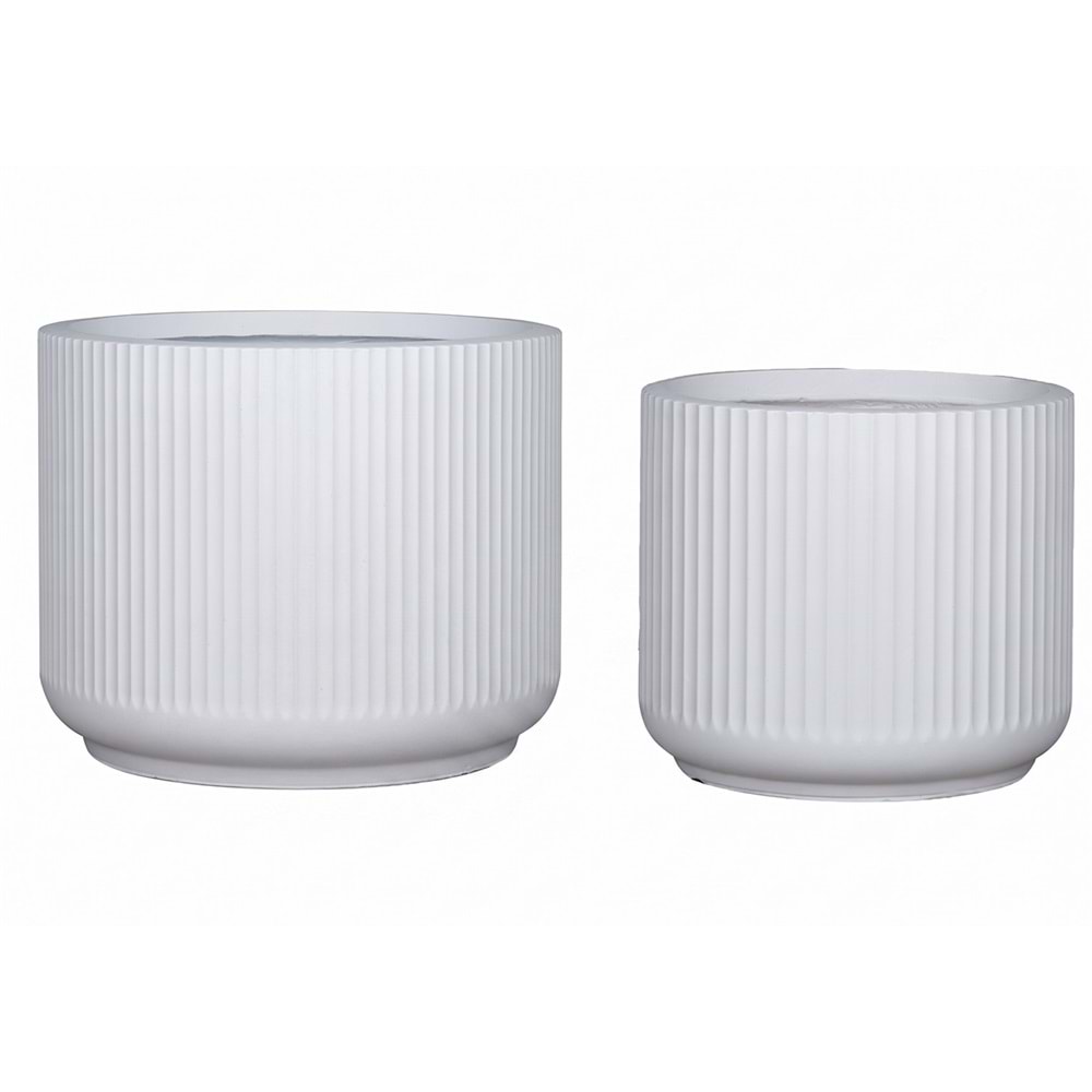 ALDEBARAN POT 41*41*35 WHITE