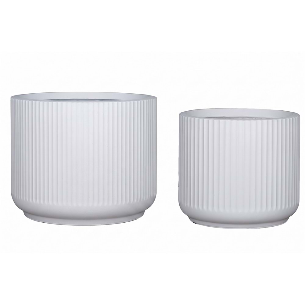 ALDEBARAN POT 49*49*40 WHITE