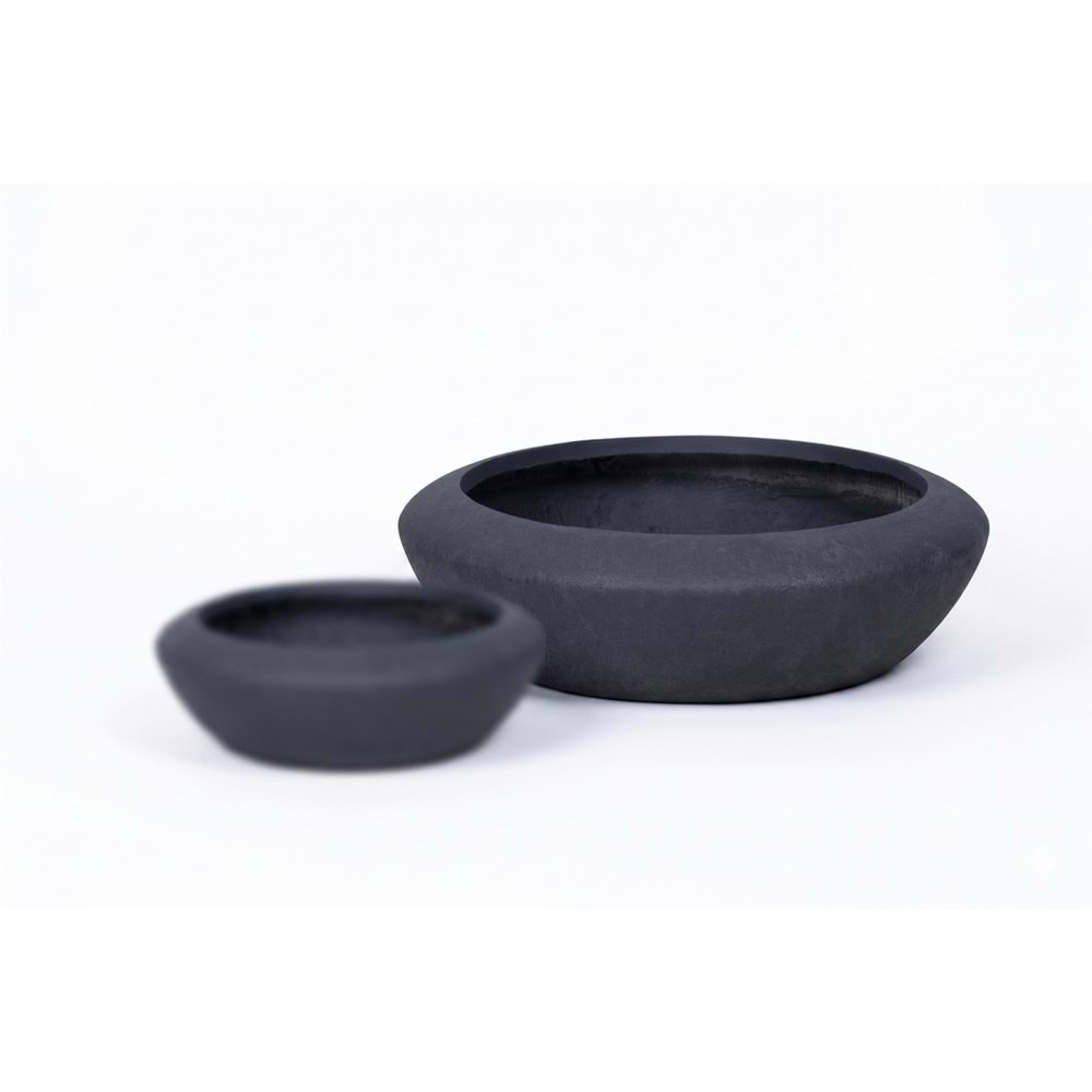 BONSAI POT 57*57*16 ANTRASIT