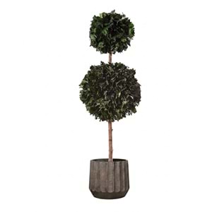140 CM TOPIARY HEDERA 2 ESFERAS